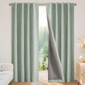 Joydeco Blackout Curtains for Bedroom - 90 Inch Long 100% Light Blocking 2 Panels Sage Green Drapes, Thermal Insulated Room Darkening Curta…