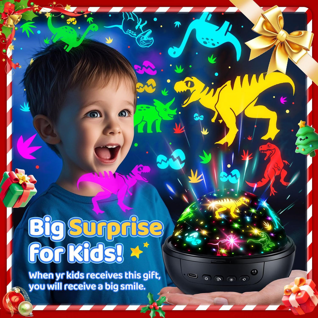 COOLNIGHT Night Light for Kids,93 Lighting+3 Films Kids Night Light Projector, Remote+Dimmable Star Projector,360° Ceiling Stars Glow in…