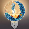 Hortsun Plug in Seashell Night Light Ocean Sea Animal Decorative Night Light Plug in Beach Lamps Vintage Ocean Lamps for Adult for Home…