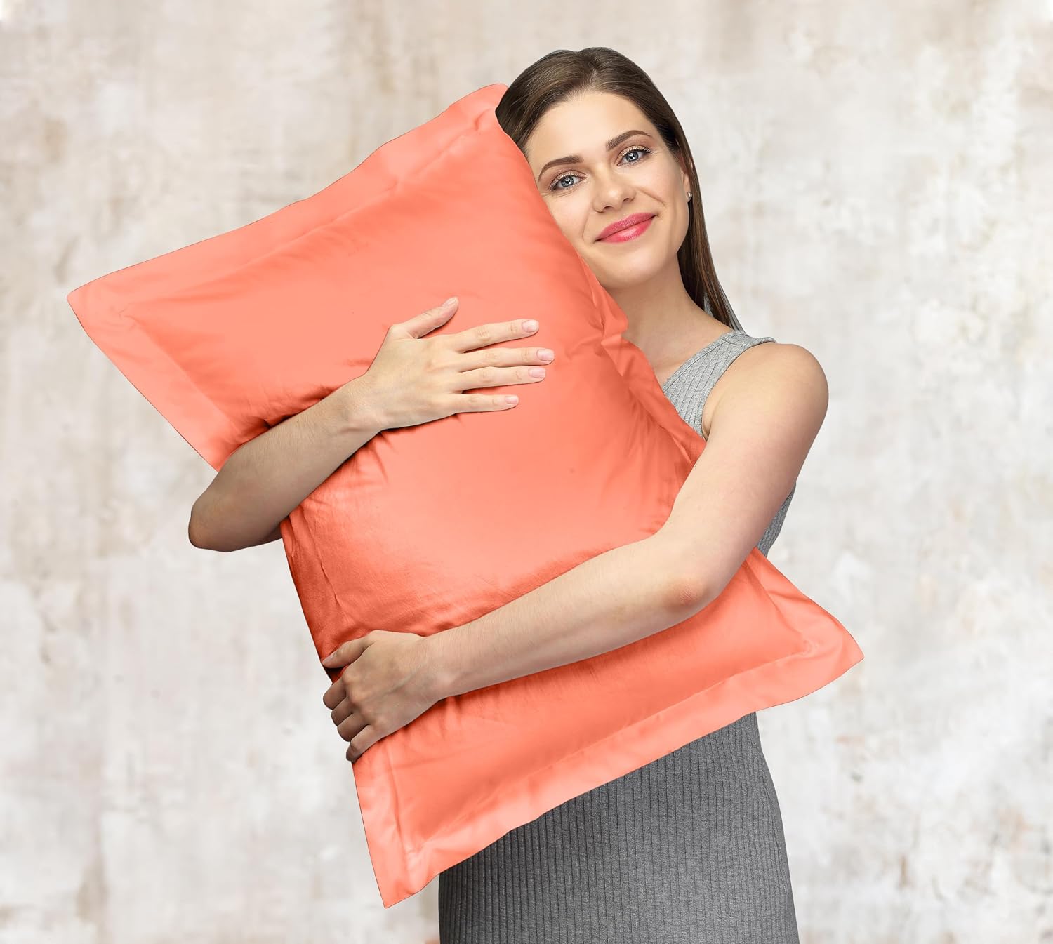 Royalelinens Royale Linens Pillow Shams 2 Pack Euro Size 26x26 Inch - Brushed 1800 Microfiber - Bed Pillow Shams, Wrinkle Resistant Super S…