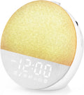Geuuap Sunrise Alarm Clock White Noise Machine | Natural Wake-Up Light for Bedroom with 30 Soothing Sleep Aids, Bluetooth Speaker…