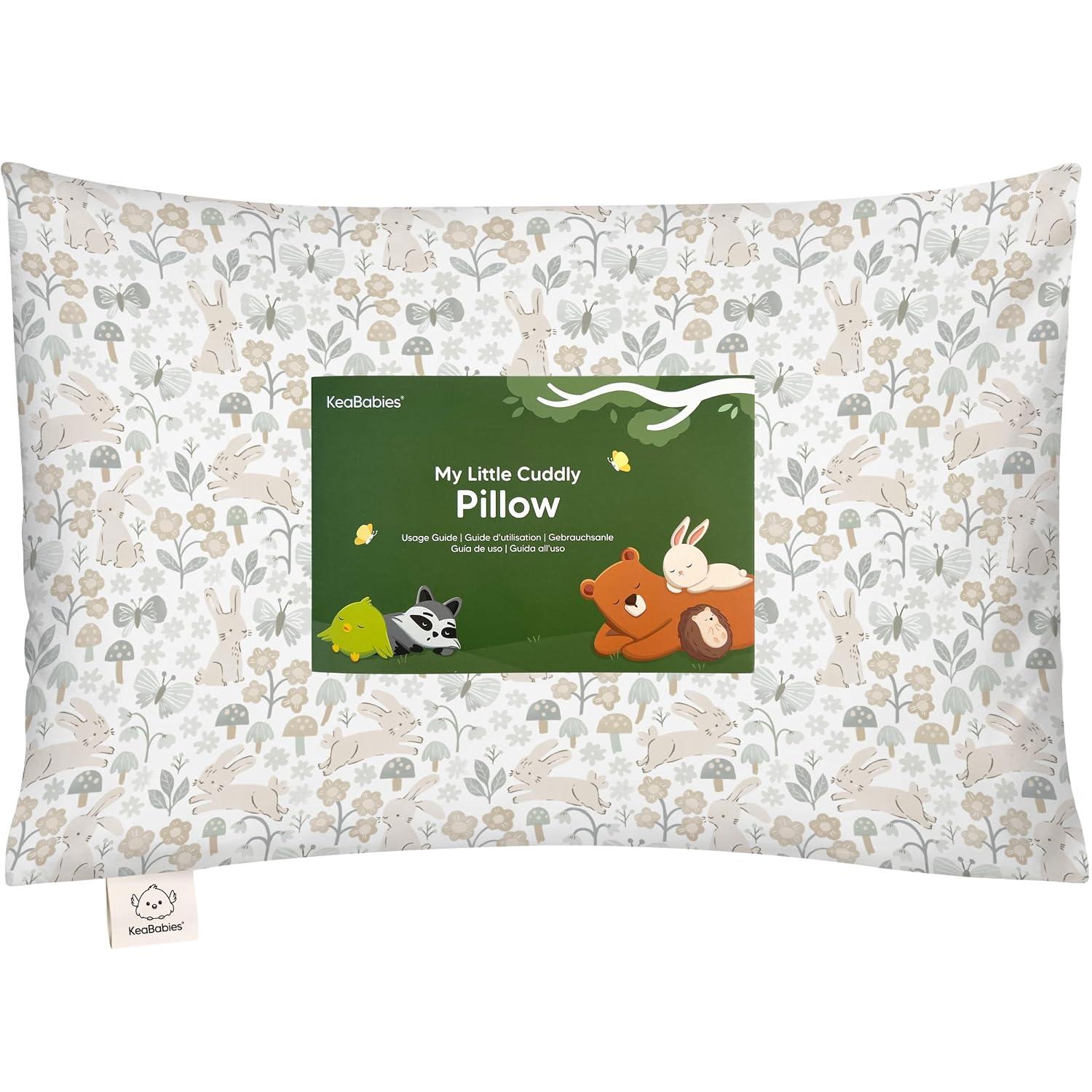 KeaBabies Toddler Pillow with Pillowcase - 13x18 My Little Cuddly Kids Travel Pillows for Sleeping, Nap, Viscose from Bamboo Nursery…
