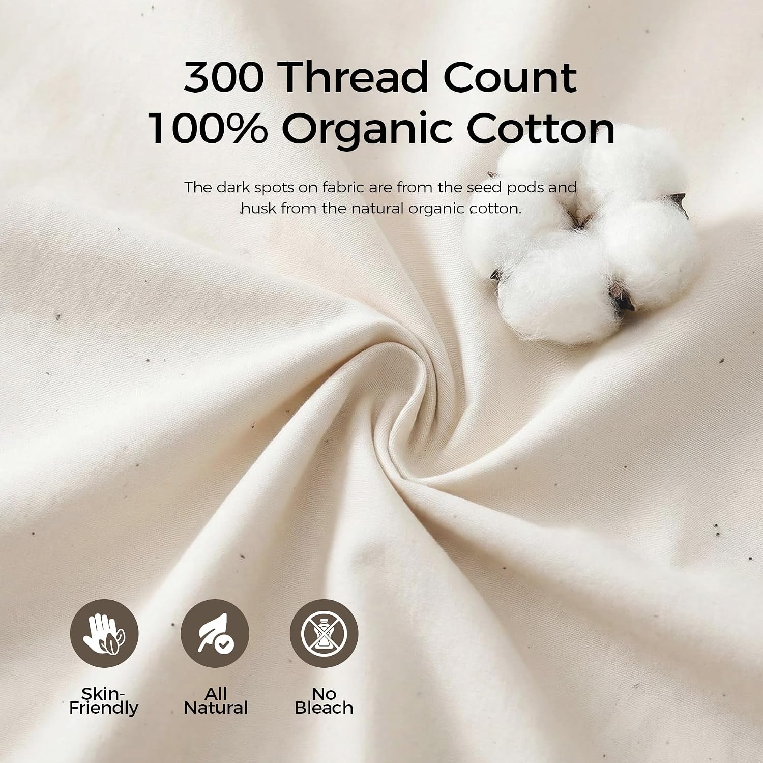 Puredown ® Goose Feathers and Down Pillows, 100% Organic Cotton Cover, Gusseted Pillow for Sleeping Hotel Collection Bed Pillows, King, Set…