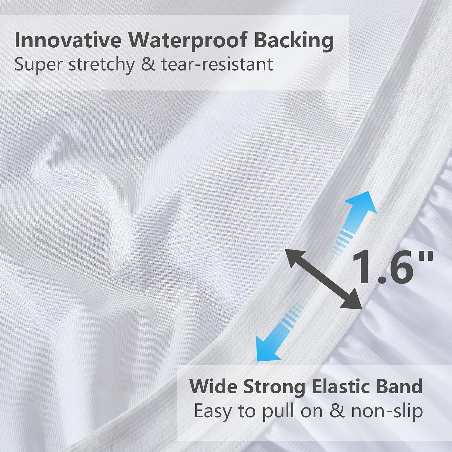 ELVEN HOME Twin XL Mattress Pad Waterproof, Soft Cooling Mattress Topper for College Dorm, Extra Long Twin Mattress Cover Protector…