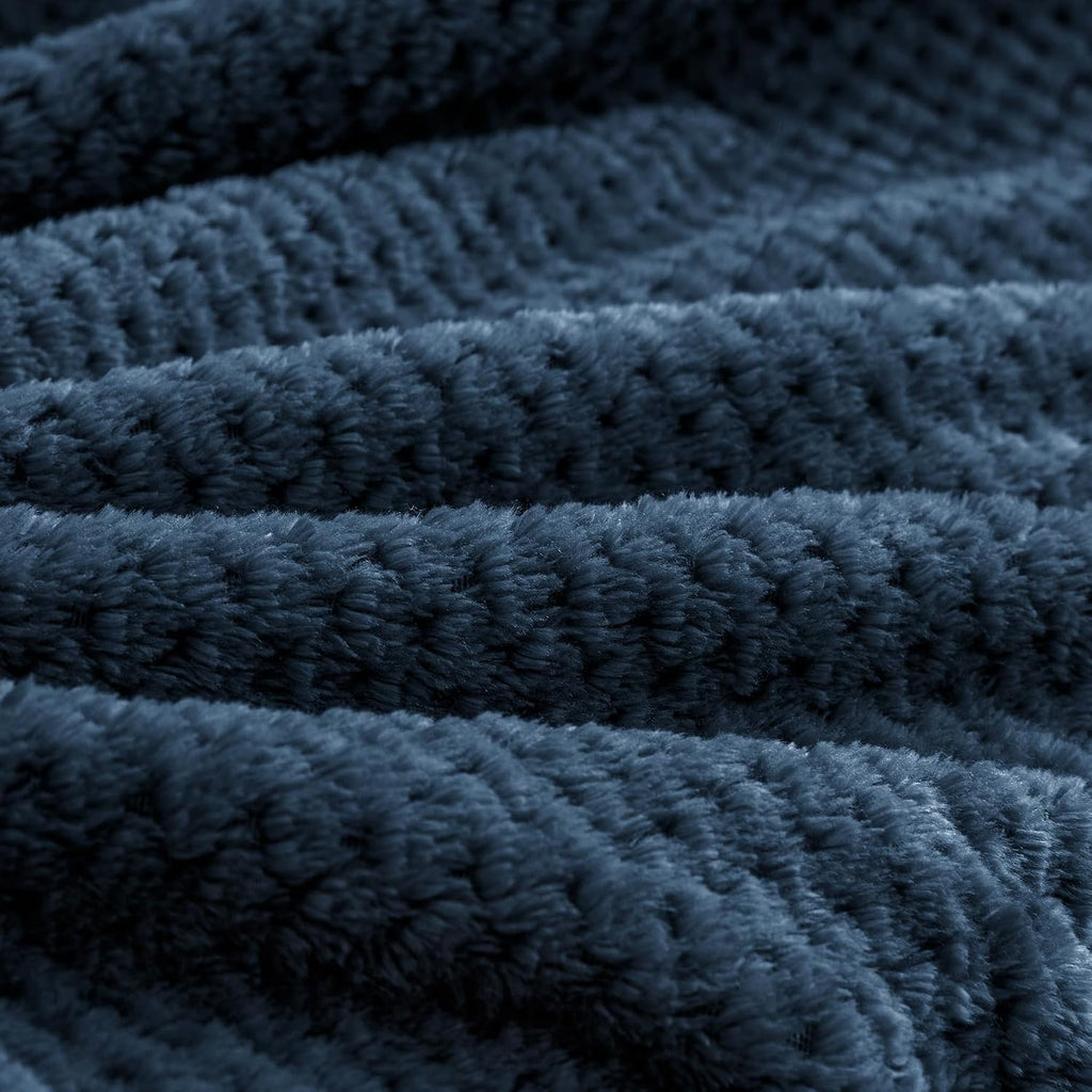 Bedelite Travel Blanket with Bag, Ultra-Soft Jacquard Fleece Blanket with Luggage Sleeve & Backpack Clip, Airplane Blanket Travel Essential…