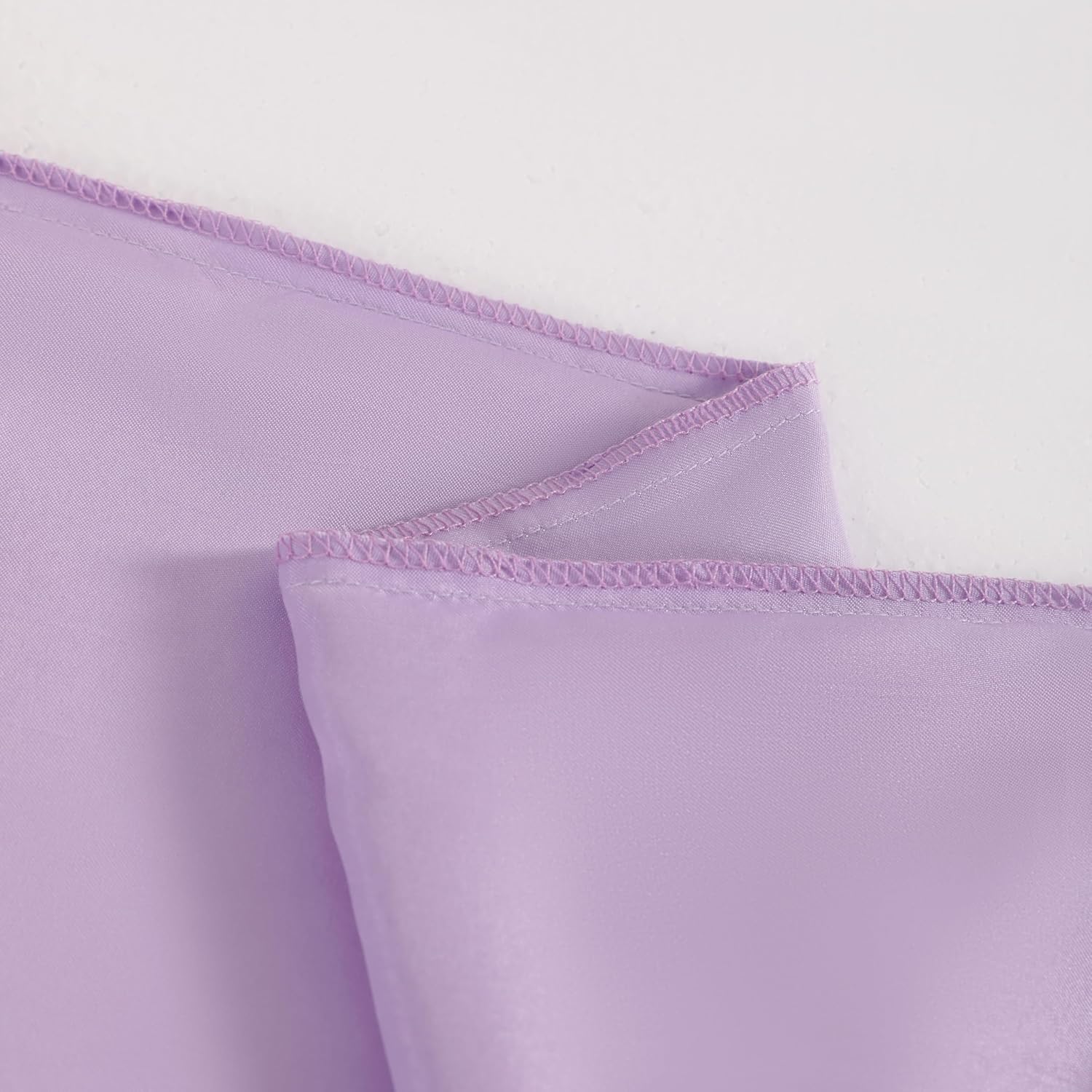 Ntbay 12 Pack Satin Queen Pillowcases for Hair and Skin, Luxurious and Silky Pillow Cases with Envelope Closure, 20 x 30 Inches, Light Purp…