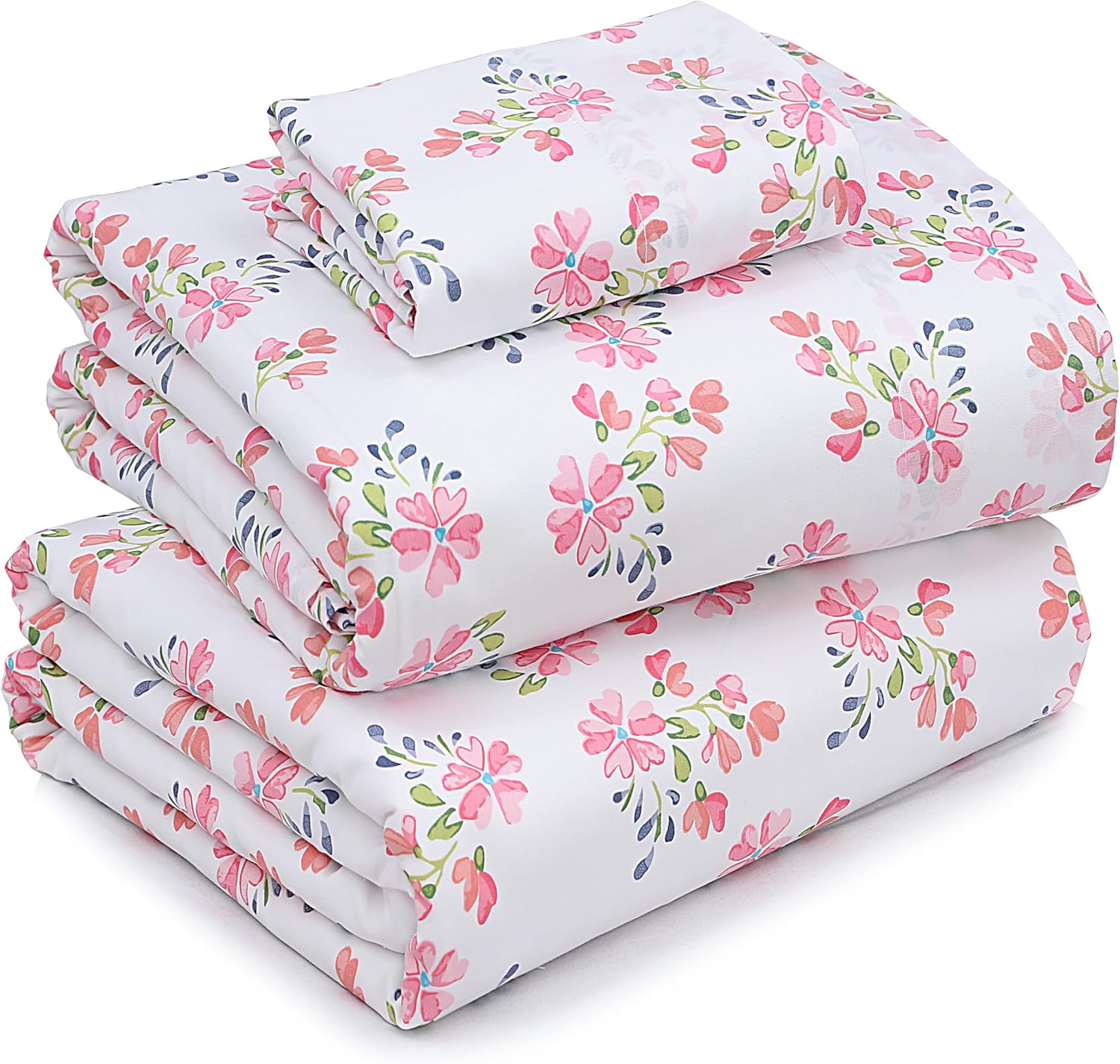 Ruvanti 100% Cotton Percale Sheets Twin XL Size – Crisp Cooling Bed Sheets for Hot Sleepers, Deep Pocket 16”, Soft Breathable & Durable Hot…