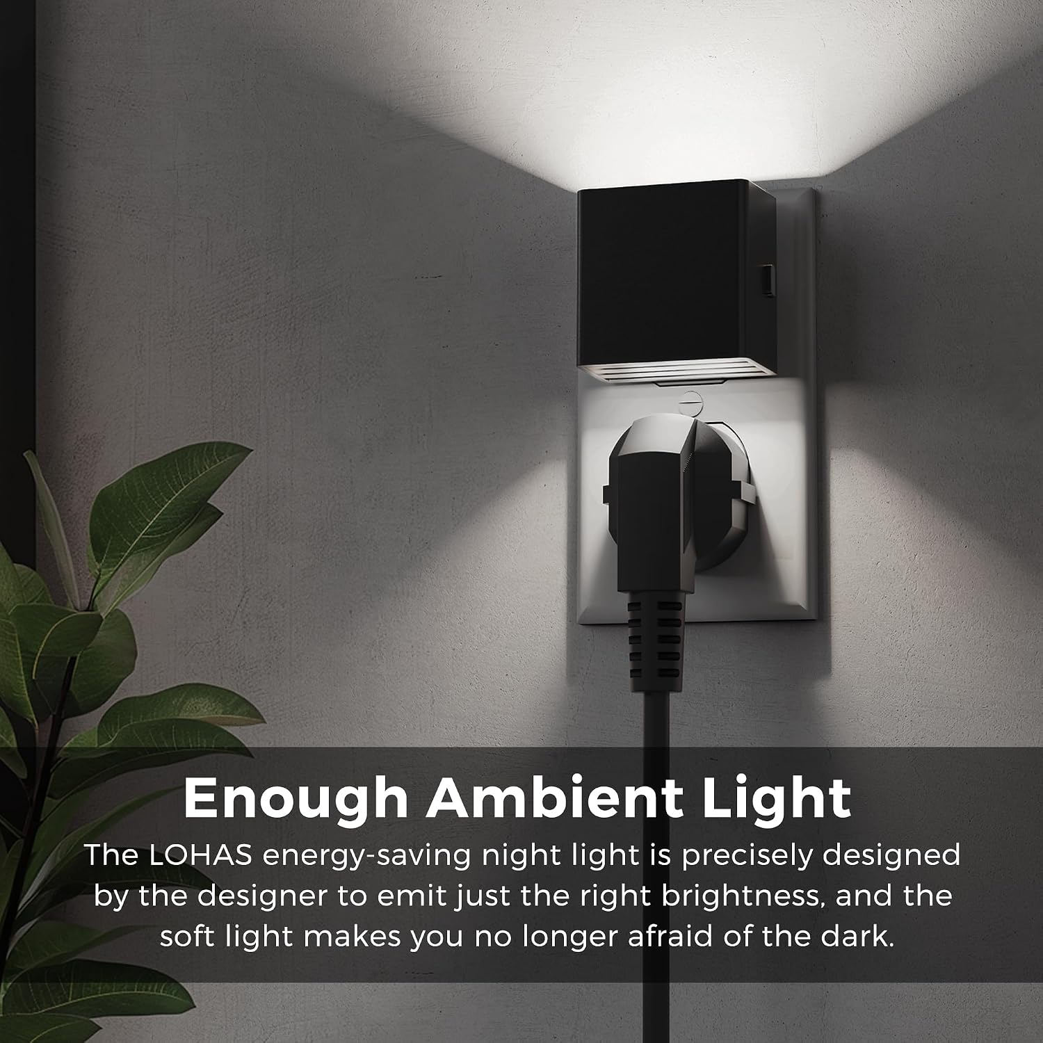 L LOHAS LED Night Light, Night Lights Plug into Wall,[2-Pack] Bright Night Light with Light Sensor,5000K Daylight White, Brightness…