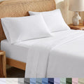 CaliforniaDesignDen California Design Den California King Sheets Set - Soft 100% Organic Cotton Sheets with Deep Pockets, Crisp Percale, Br…