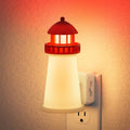 JandCase Night Lights Plug into Wall,3D Printed Beacon Night Light,3000K Plug in Nightlight with Dusk to Dawn Sensor,0-100LM Adjustable…