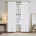 Ponydance PONY DANCE 50% Light Filtering Curtains 96 inch Long, Non-See-Through Curtains for Bedroom, Thermal Insulated Drapes for Living R…
