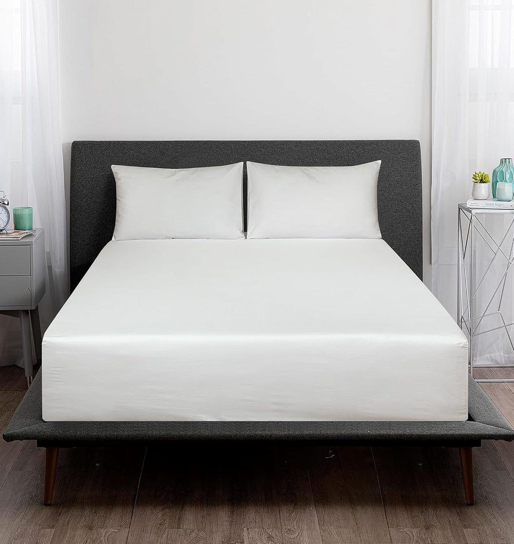 Royalelinens Royale Linens 300 Thread Count 100% Long Staple Combed Cotton Stripe Sheet Set - 4 Piece Queen Bed Sheets - 1 Fitted, 1 Flat &…