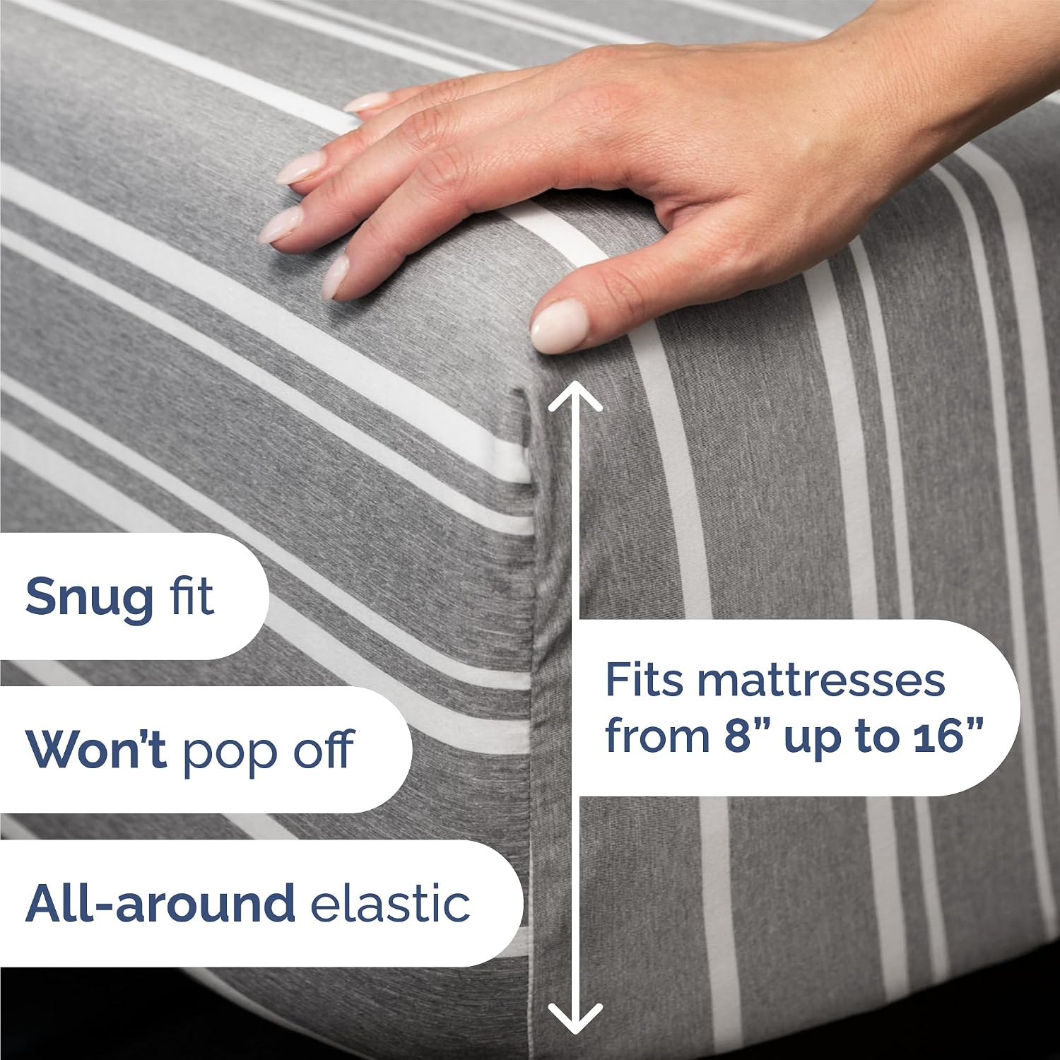 Queen Size 4 Piece Sheet Set - Comfy Breathable & Cooling Sheets - Hotel Luxury Bed Sheets for Women & Men - Deep Pockets, Easy-Fit, Soft…