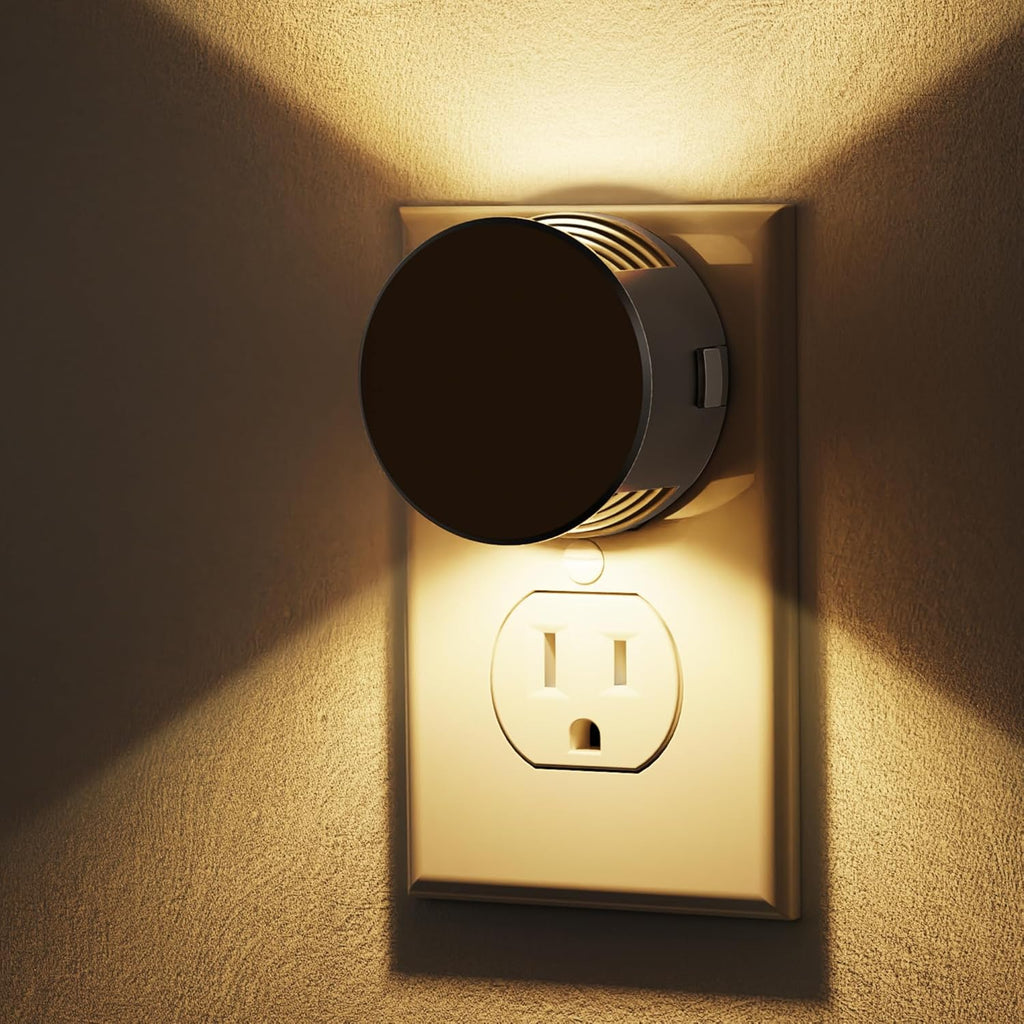 Briignite Night Lights Plug into Wall [2 Pack], Dusk to Dawn Sensor Nightlight, Brightness Adjustable, 3000K Soft White, Dimmable Plug in…