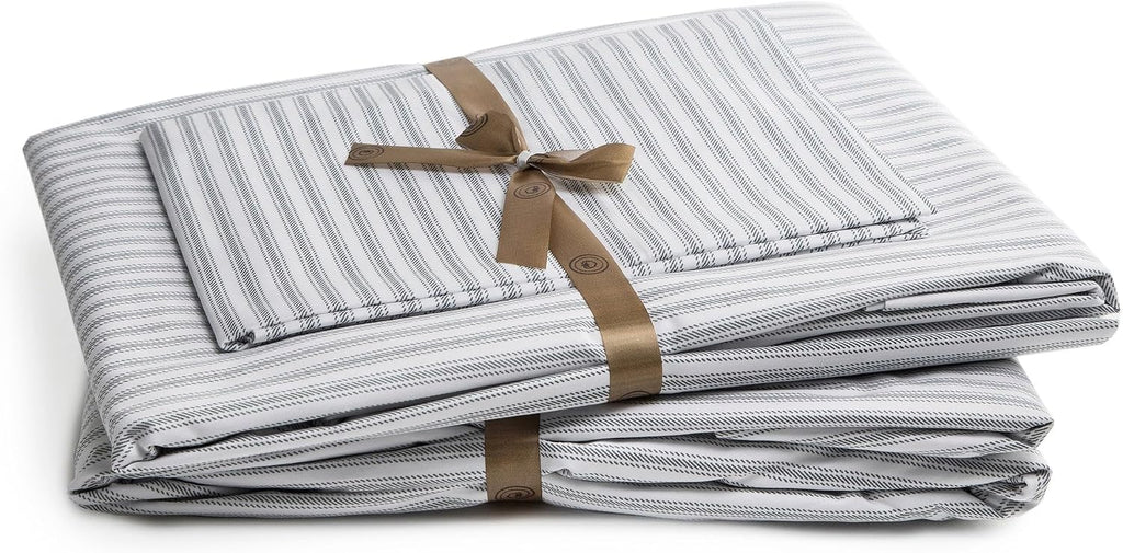 Perupima Peru Pima 415 Thread Count Percal King Sheet Set - 100% Peruvian Pima Cotton, 4 Piece (Flat, Fitted, 2 Pillowcases) - Cooling, Cri…