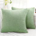 SimmoreHomeDecor Simmore Decorative Summer Throw Pillow Covers 20x20 Set of 2, Soft Natural Plush Flannel Double-Sided Fluffy Couch Pillow…