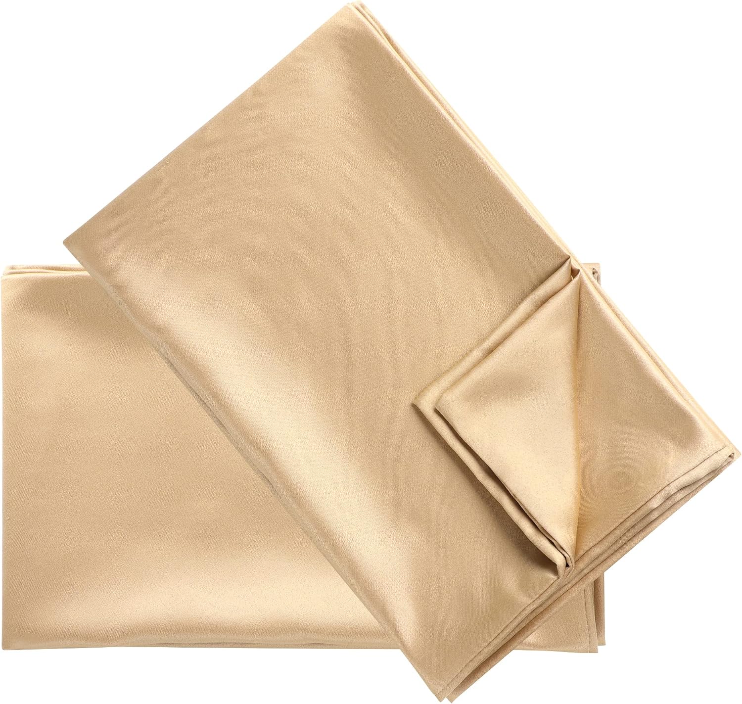 uxcell 2 Pack Silk Satin Pillowcase for Hair and Skin, Cool, Silky, Soft Breathable Pillow Cases King Size 20x36 Inch Sateen Pillowcase Car…
