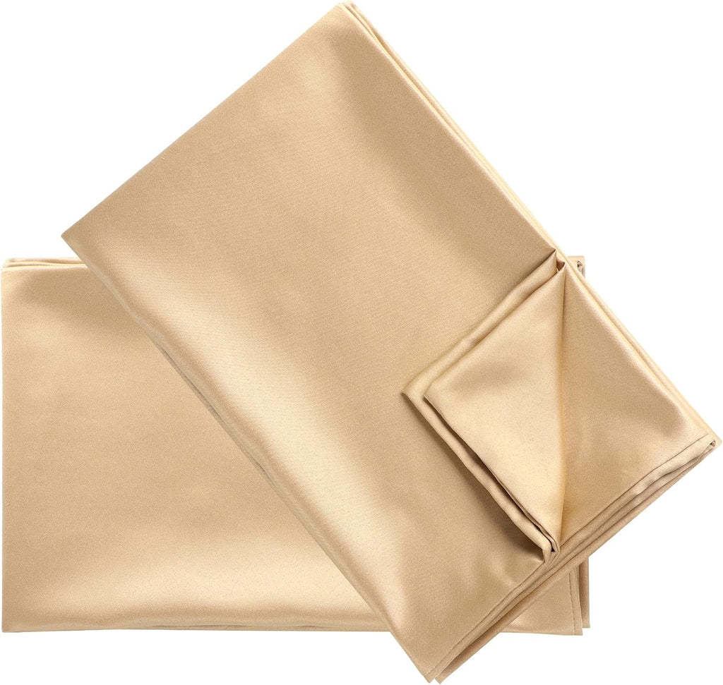 uxcell 2 Pack Silk Satin Pillowcase for Hair and Skin, Cool, Silky, Soft Breathable Pillow Cases Queen Size 20x30 Inch Sateen Pillowcase Ca…