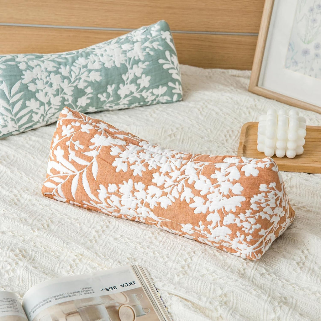Gloryseason Buckwheat Neck Support Pillow Cervical Neck Cylinder Bolster Pillow, Buckwheat Hulls Adjustable Roll Pillow, Neck for Back and Si…