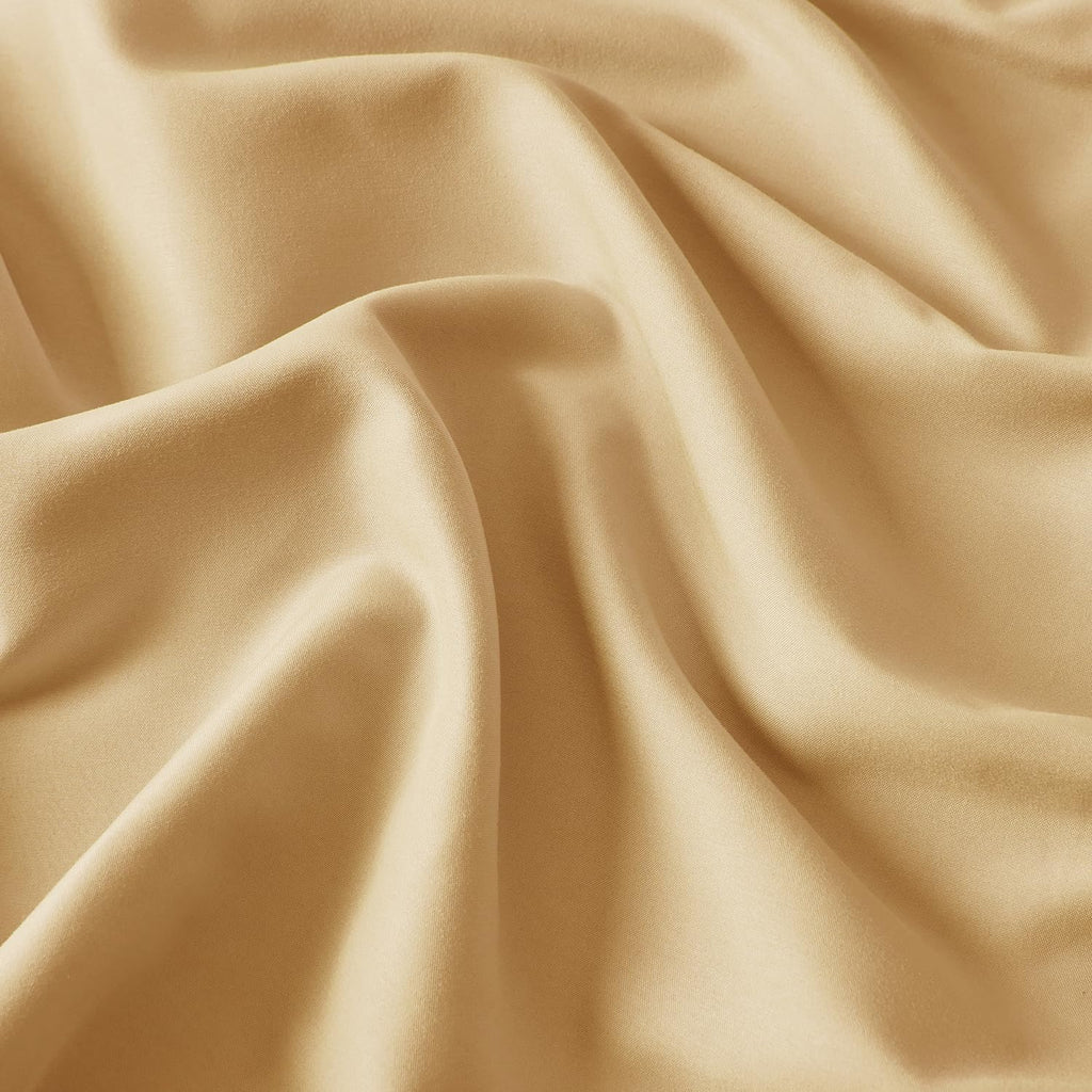 Nestl Camel Pillow Cases - Soft Queen Size Set of 2, 1800 Microfiber Pillow Cases with Envelope Closure, 20x30 Inches cotton