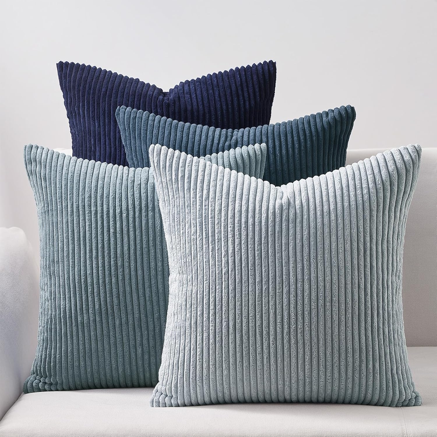 Topfinel Decorative Throw Pillow Covers Cushion Cases, Set of 4 Soft Velvet Modern Double-Sided Designs, Mix and Match for Home Decor…