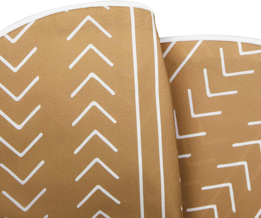TheBoppyCompany Boppy Nursing Pillow Cover, 100% Organic Cotton, Camel Stitched Stripe, Fits The Original Support Pillow for Breastfeeding…