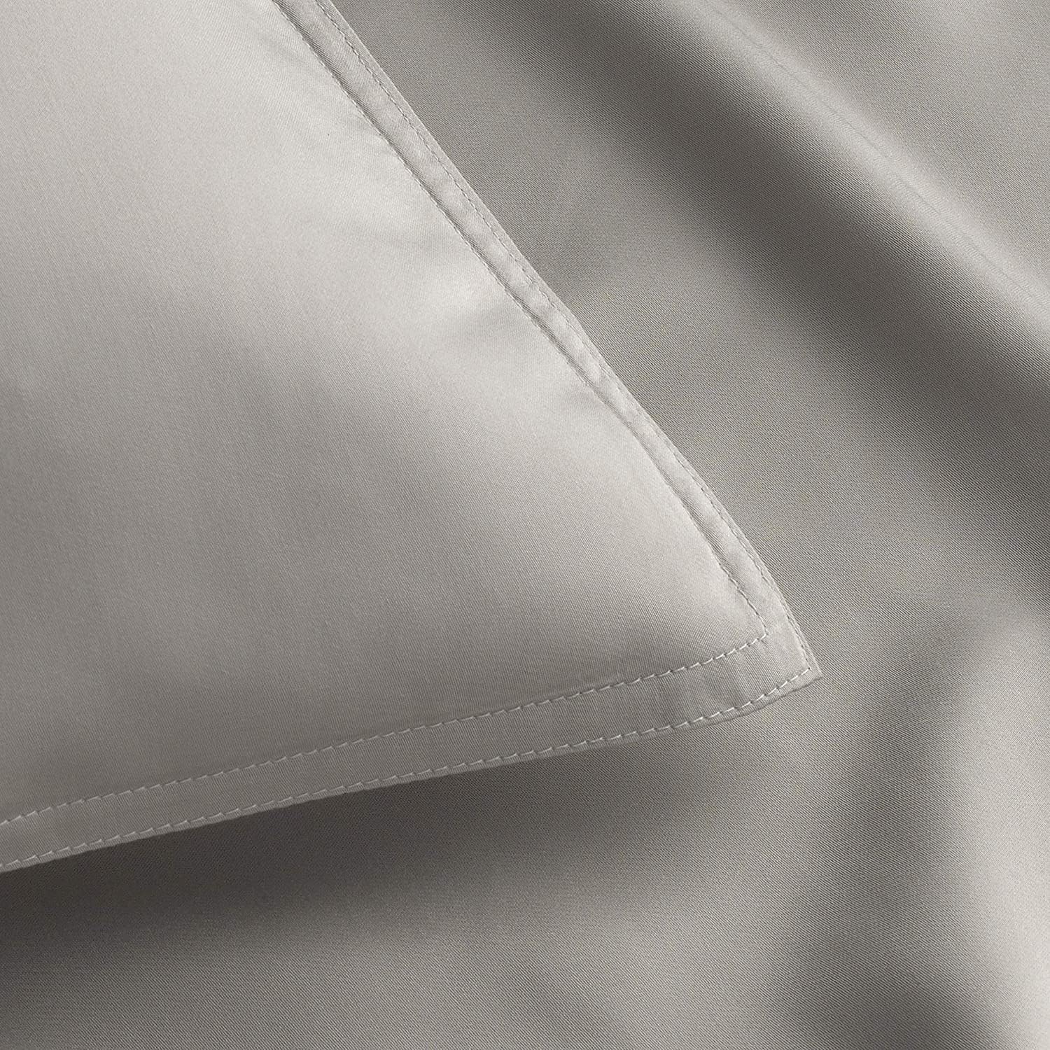 PureBamboo Pure Bamboo California King Sheets, Genuine 100% Organic Viscose Derived from Bamboo Bed Sheet Set, Soft & Cooling, Double Stitc…
