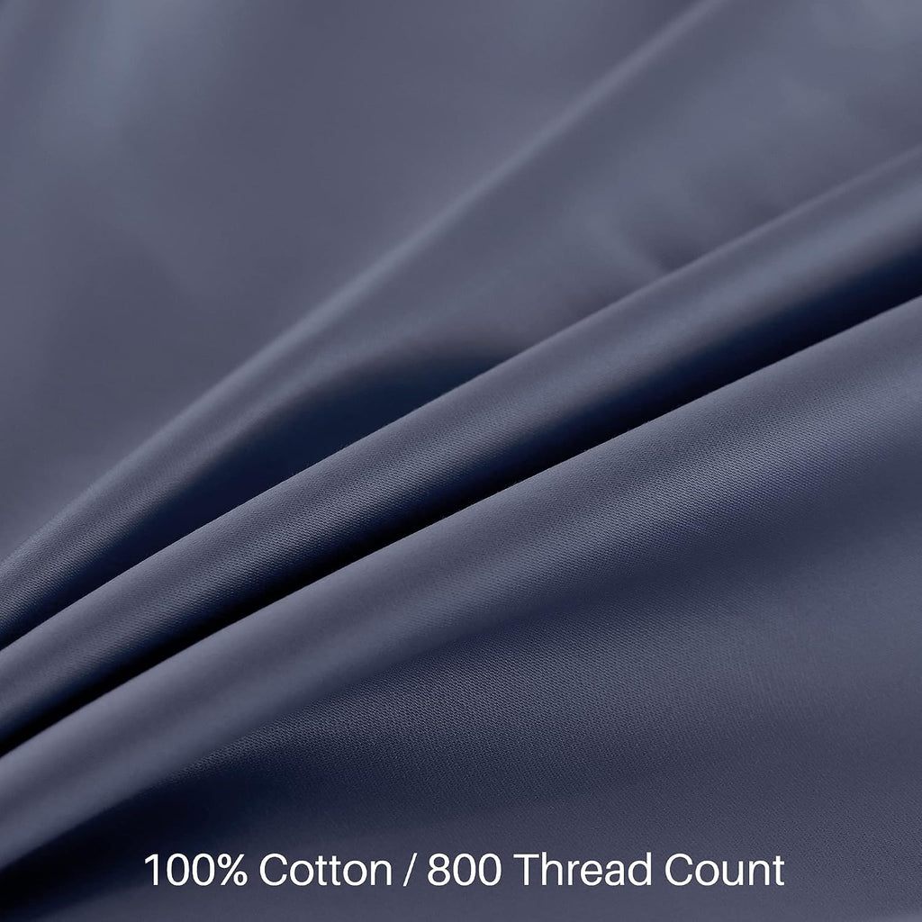 Oubonun 100% Cotton Body Pillowcase - 800 Thread Count/21x54, Moisture Absorbent and Breathable, Hotel Body Pillow Cover for All Seasons, S…