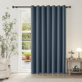 ChrisDowa Room Divider Curtain 120 Inches Long, Wide Blackout Sliding Door Curtain for Bedroom, Room Darkening Privacy Window Curtain for P…