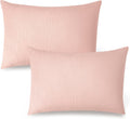 Konssy Muslin Toddler Pillowcase for 13x18 Pillow, 2 Pack Soft & Breathable Cotton Toddler Pillow Case, 100% Cotton Travel Pillow Covers fo…