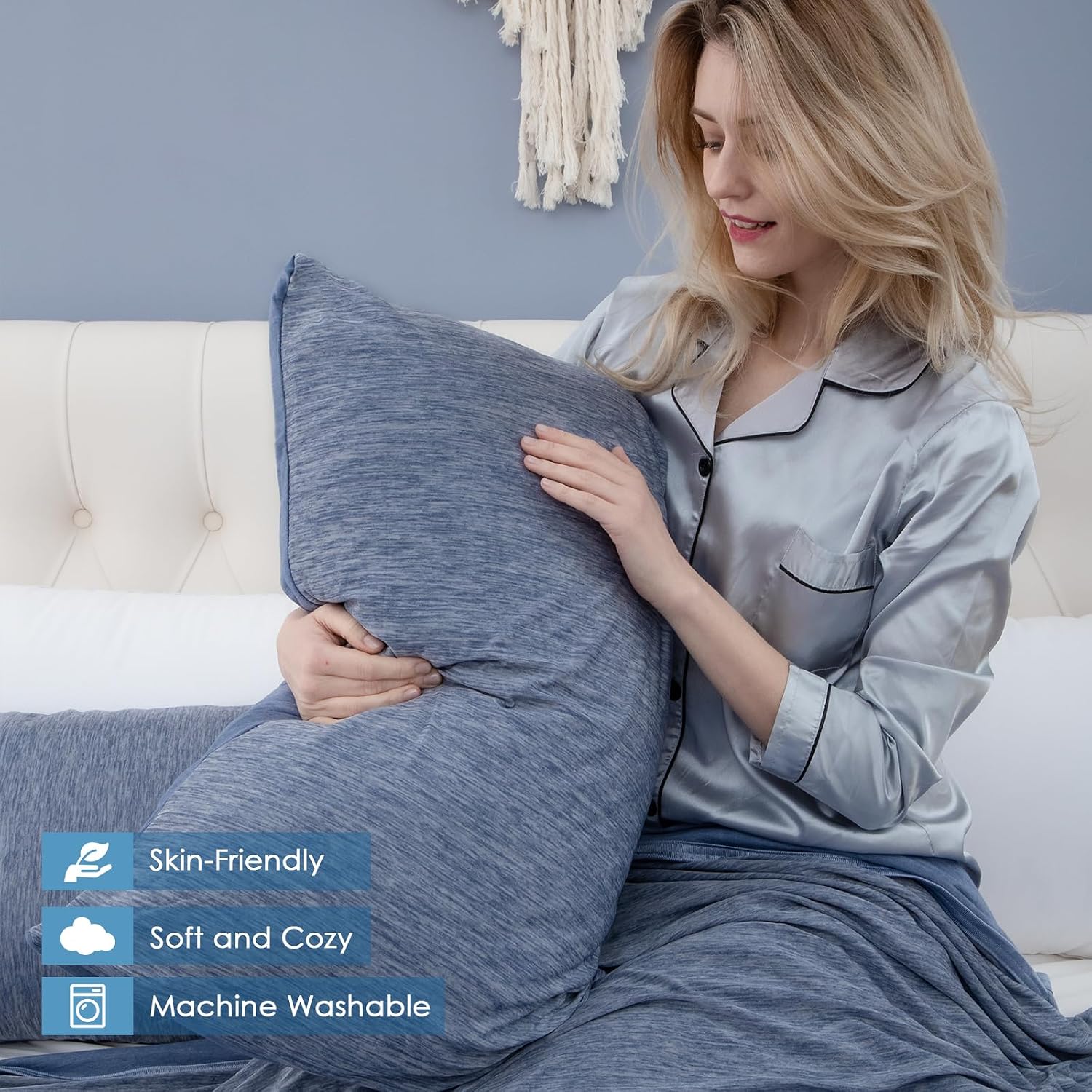Choshome Cooling Pillow Cases Zipper Pillow Covers Q-Max > 0.45 Zippered Pillowcases for Hot Sleepers, Soft, Breathable, Skin-Friendly, 2 P…