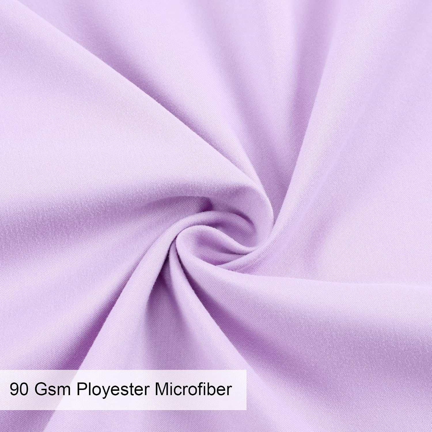 uxcell Soft Microfiber Body Pillow Cover with Zipper Closure, Long Pillow Cases for Body Pillows Weave for 90 GSM Polyester, Violet Body (2…