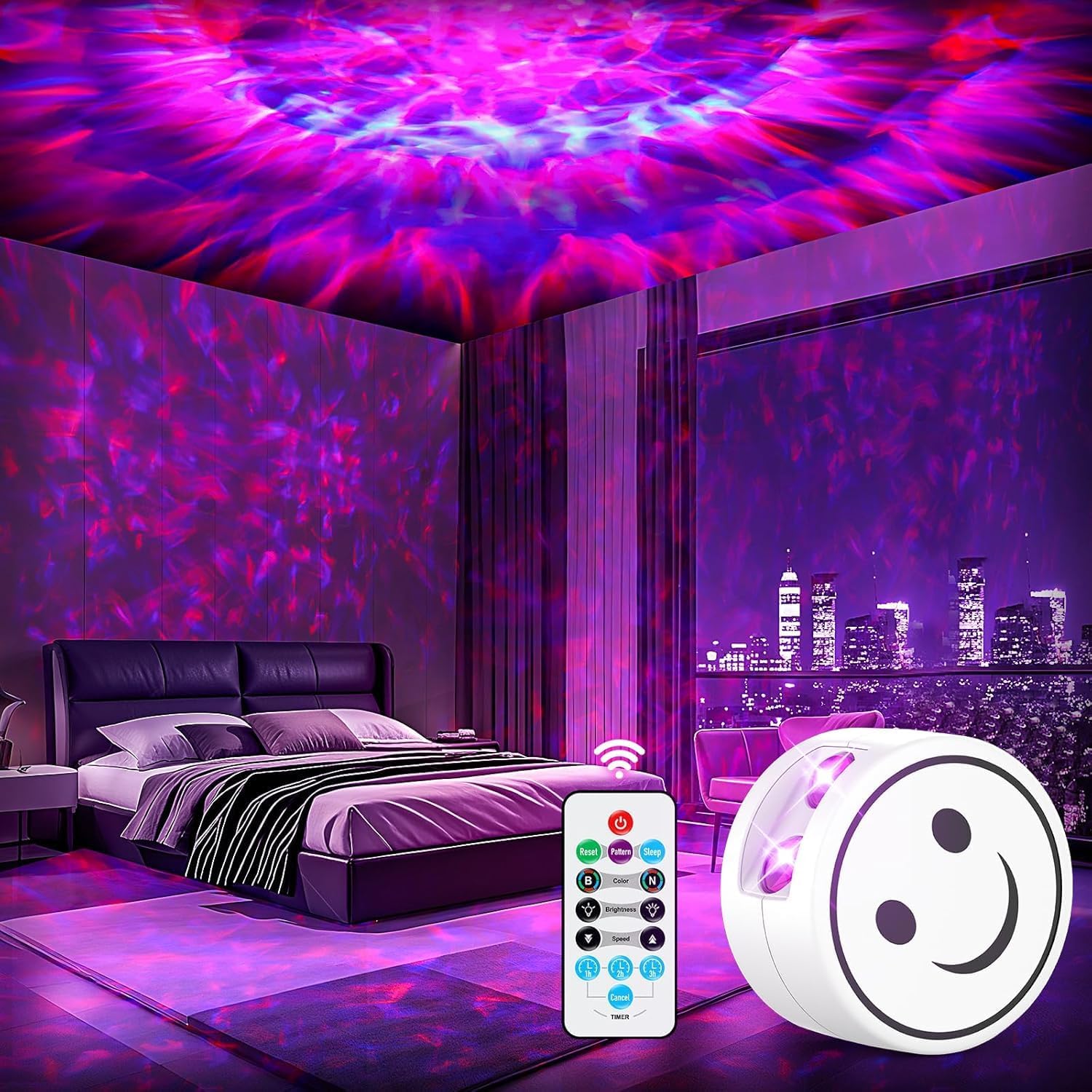 Galaxy Projector for Bedroom, Galaxy Light Projector with 41 Lighting Modes, Night Light for Kids, Nebula Lamp with Timer and Remote, Gift…