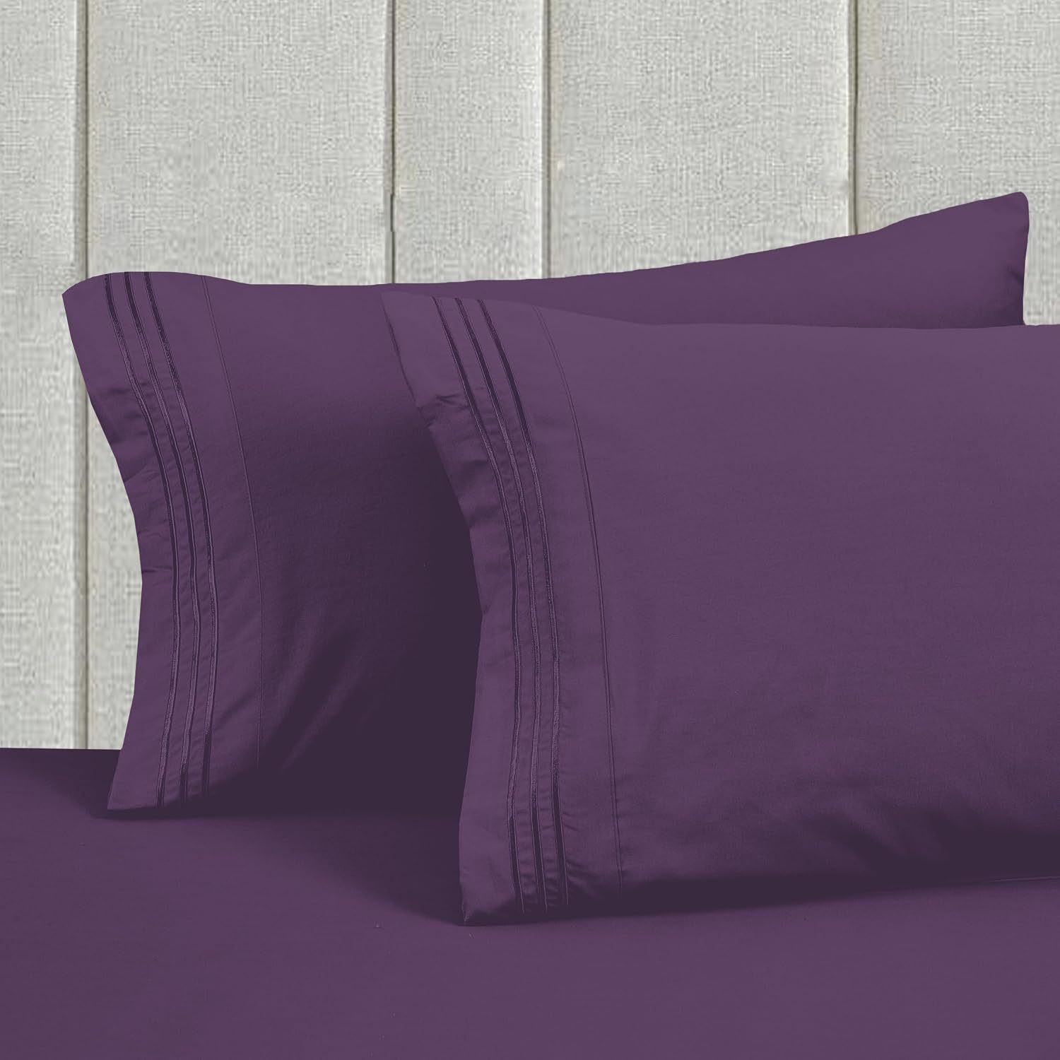 MocassiLuxuryBedding Mocassi Luxury 6-Piece Sheet Set, Ultra Soft 1800 Hotel Quality Microfiber Sheet Set, Fits Mattresses Up to 18 to 24 I…