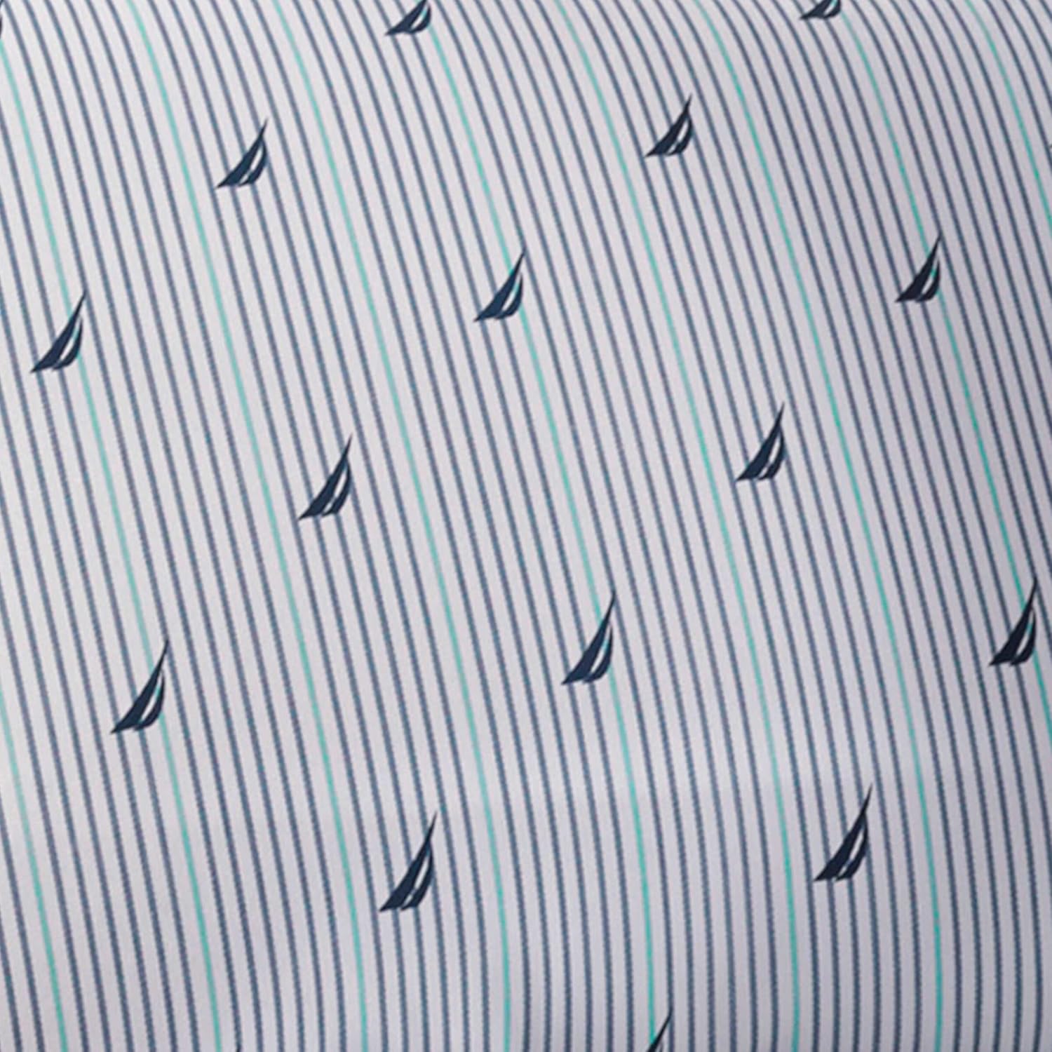 Nautica Twin Size Sheet Set, Crisp & Tailored Cooling Sheets with a Smooth Cotton Percale Lightweight Feel - Bed Sheets with Matching Pillo…