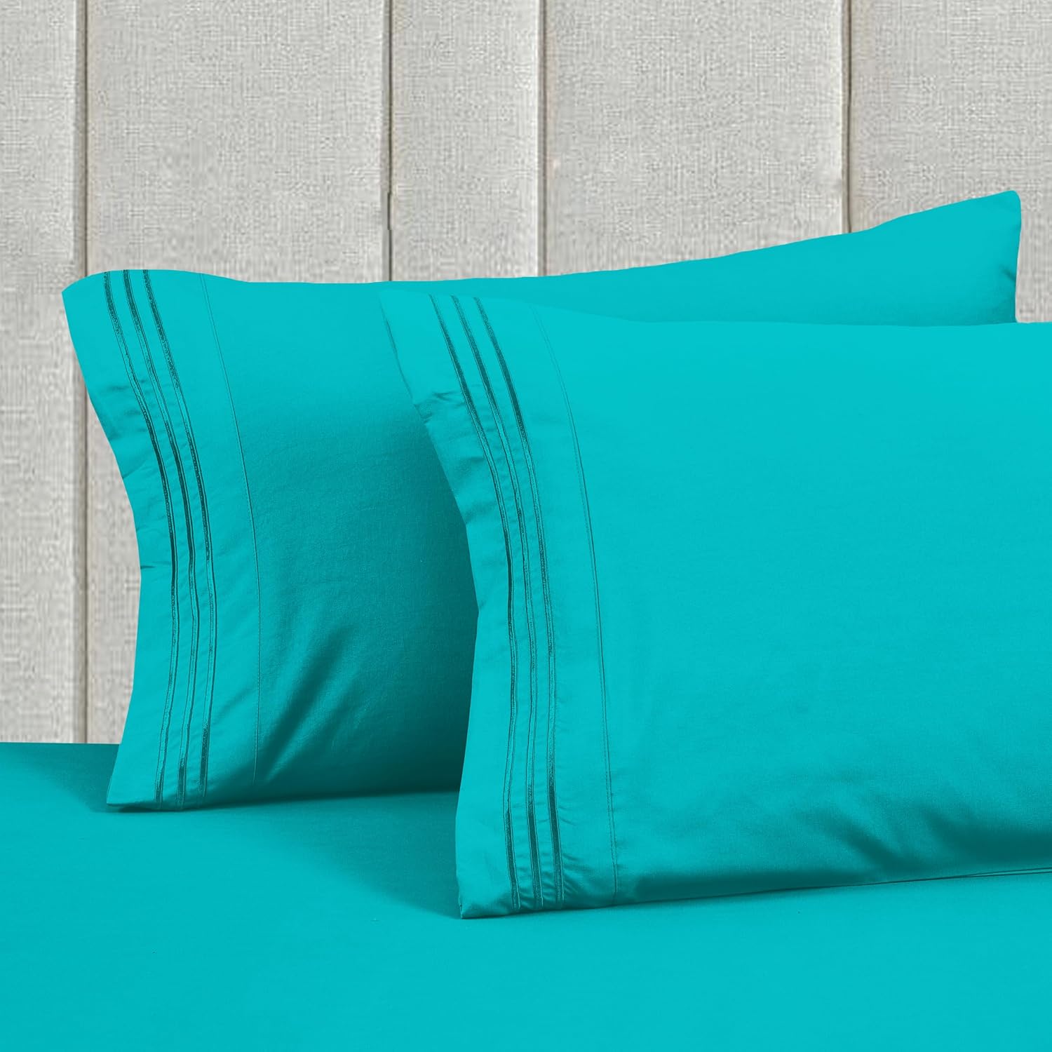 MocassiLuxuryBedding Mocassi Luxury 6-Piece Sheet Set, Ultra Soft 1800 Hotel Quality Microfiber Sheet Set, Fits Mattresses Up to 18 to 24 I…