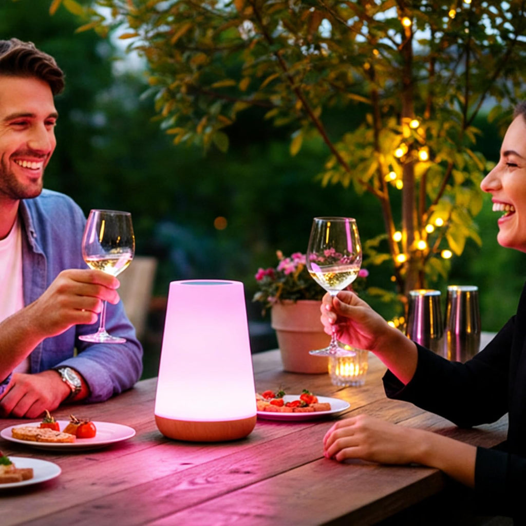 Kids Touch Night Light: Dimmable LED Bedside Lamp Eye-Caring Soft Warm USB Rechargeable Portable for Home Bedroom Living Room Camping