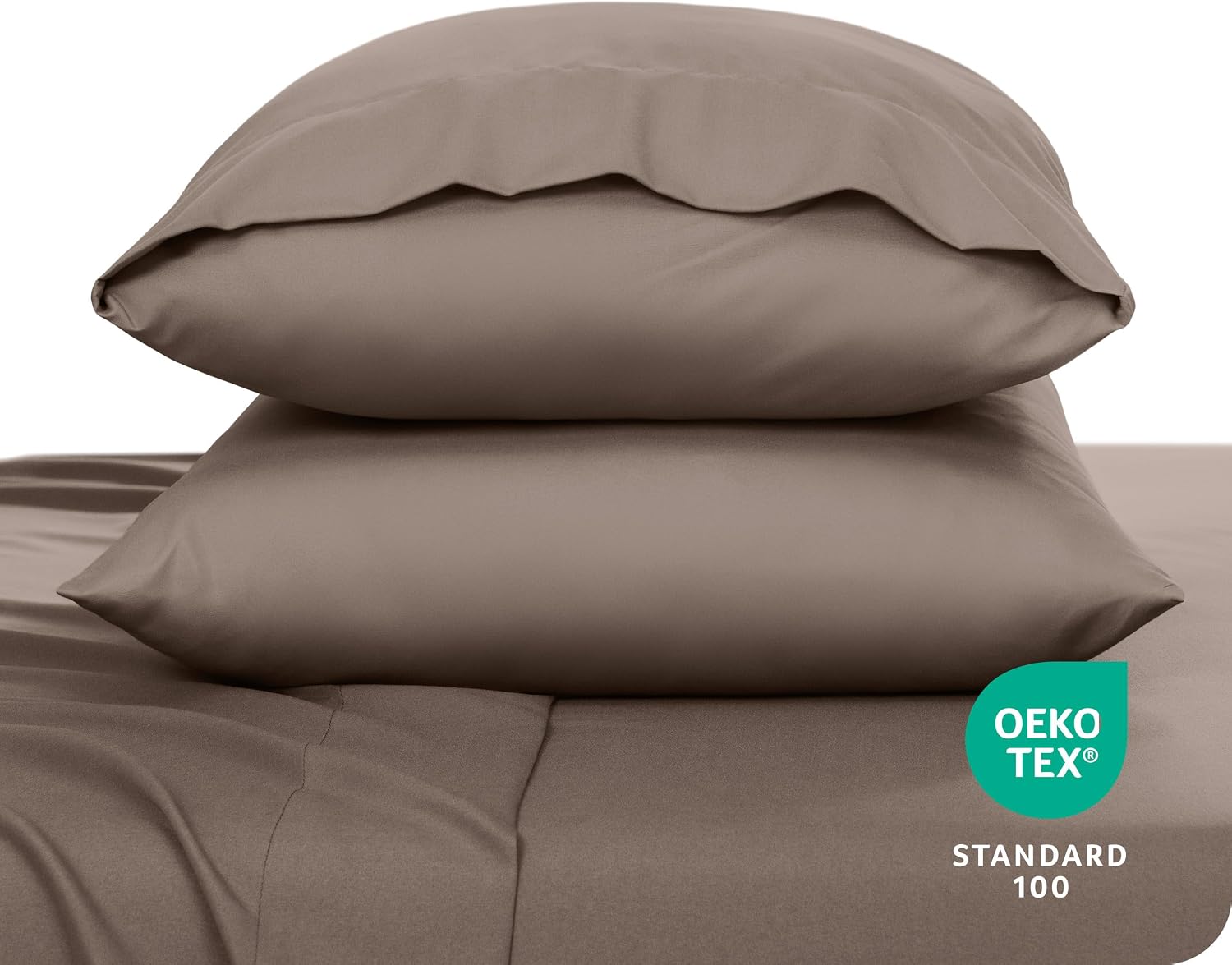 BareHome Bare Home Microfiber Pillow Cases - King 20x40 - Cooling Pillowcases - Double Brushed - easy maintenance - Envelope Closure…