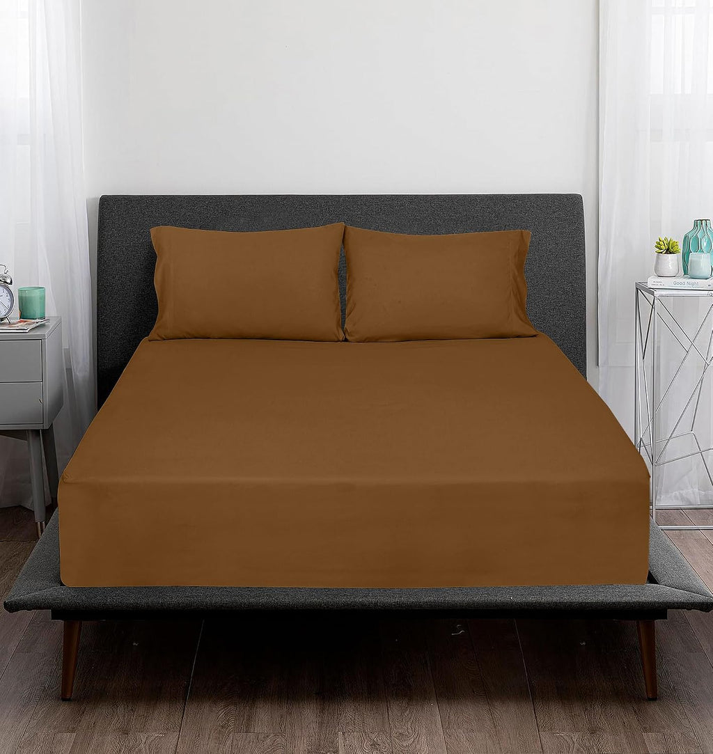 Royalelinens ROYALE LINENS 300 Thread Count 100% Long Staple Combed Cotton Sheet Set - 4 Piece Full Bed Sheets - 1 Fitted, 1 Flat, 2 Pillow…