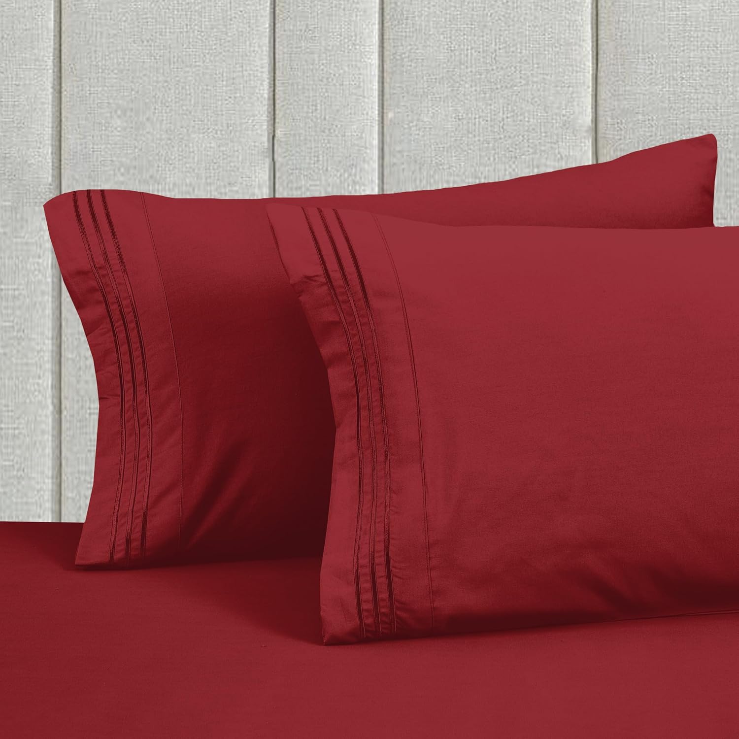 MocassiLuxuryBedding Mocassi Luxury 6-Piece Sheet Set, Ultra Soft 1800 Hotel Quality Microfiber Sheet Set, Fits Mattresses Up to 18 to 24 I…