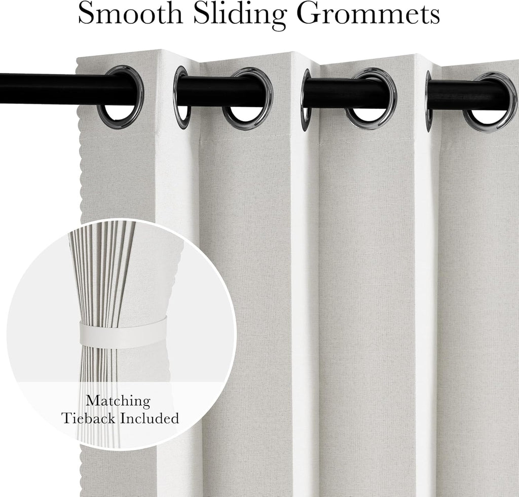 RYB HOME Accordion Style Room Divider Curtain-100% Blackout Folding Accordion Curtain for Sliding Glass Door/Bedroom, Privacy Assurd…