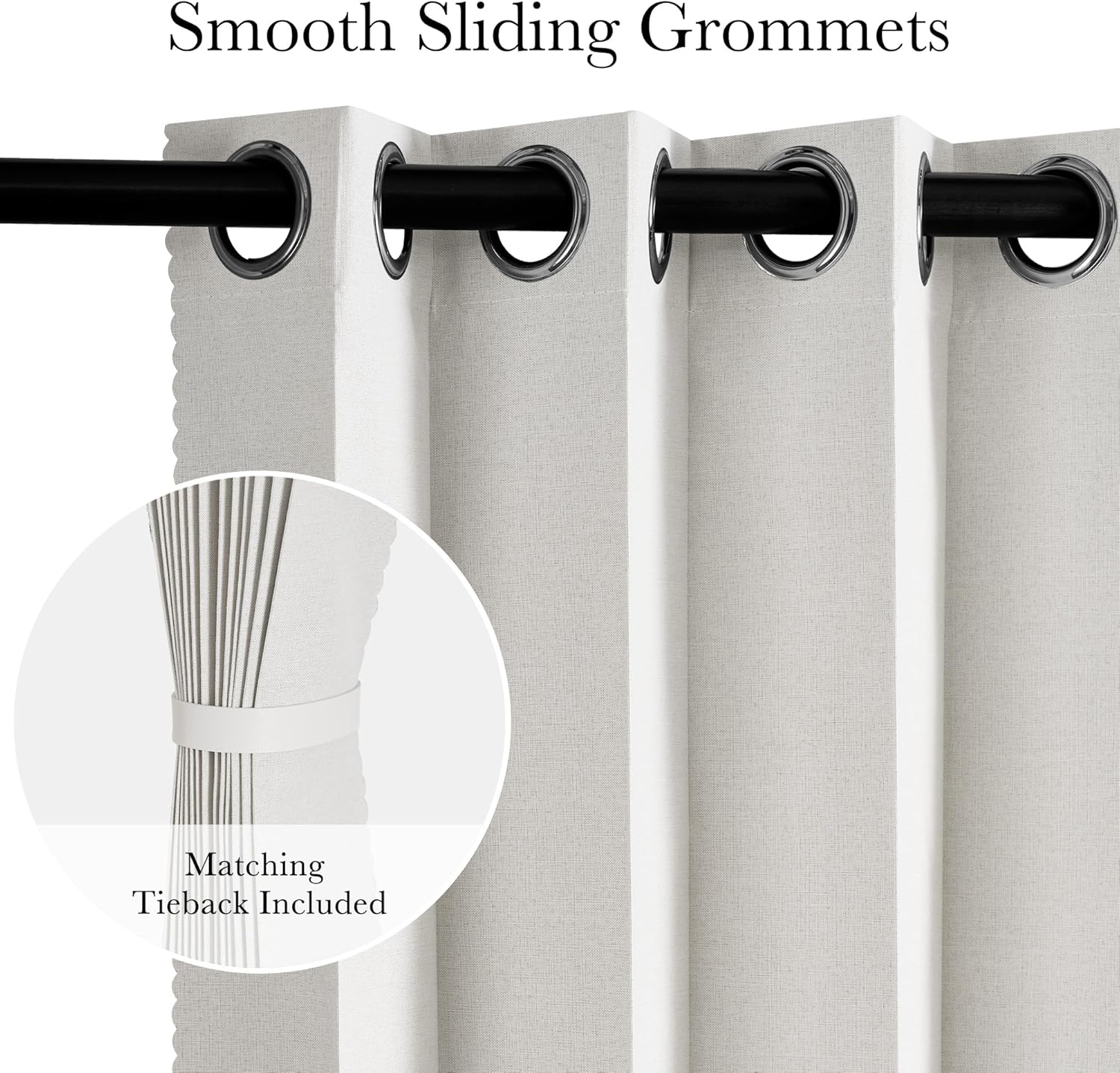 RYB HOME Accordion Style Room Divider Curtain-100% Blackout Folding Accordion Curtain for Sliding Glass Door/Bedroom, Privacy Assurd…