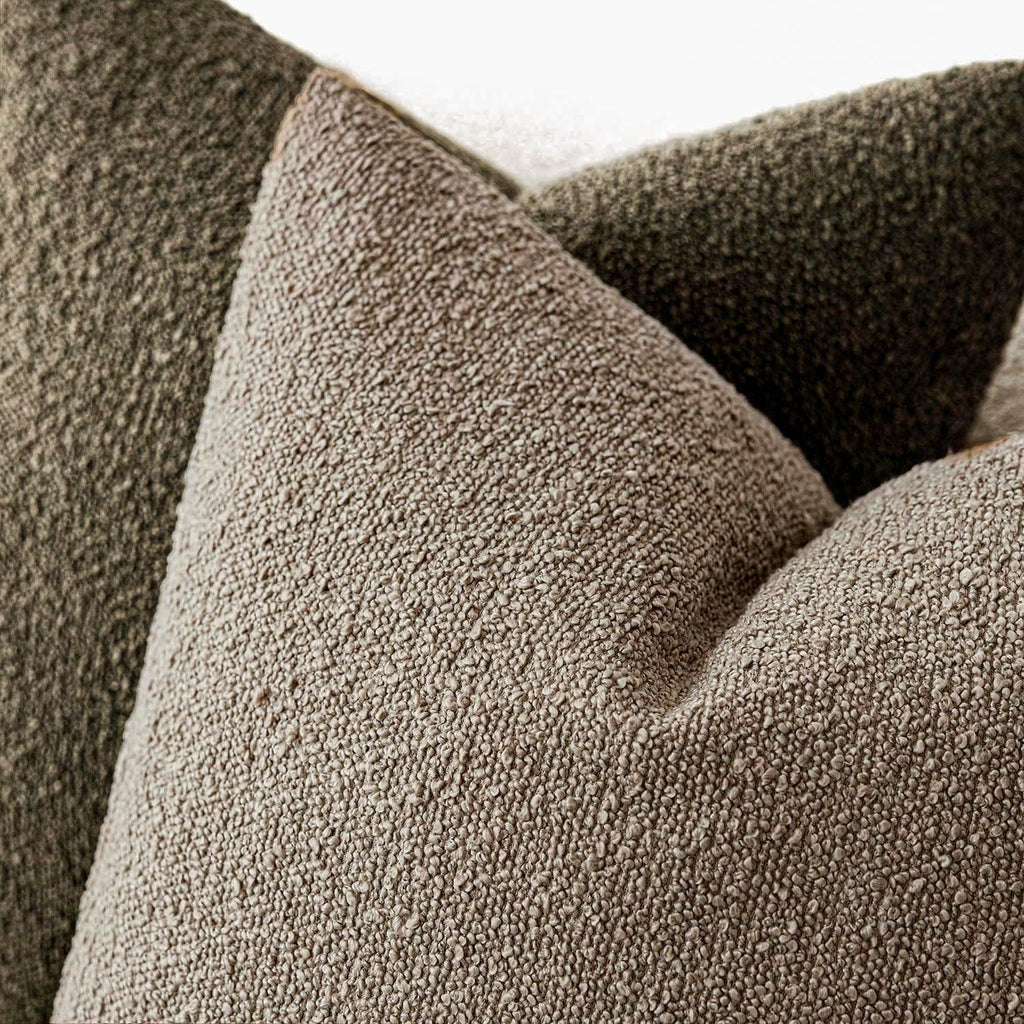 Foindtower Decorative Textured Boucle Throw Pillow Covers Accent Solid Pillow Cases Neutral Soft Cozy Couch Cushion Case for Chair Sofa…