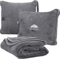 BlueHills Premium Soft Travel Blanket Pillow Airplane Flight Blanket Throw Bag Pillowcase Compact Large 2 in 1 Combo Warm Traveling Plane…