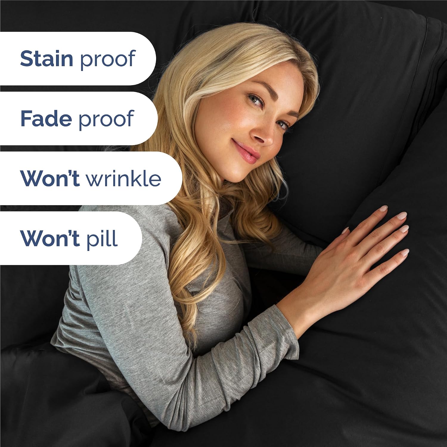 Split King Size 5 Piece Sheet Set - Comfy Breathable & Cooling Sheets - Hotel Luxury Bed Sheets for Women & Men - Deep Pockets, Easy-Fit…