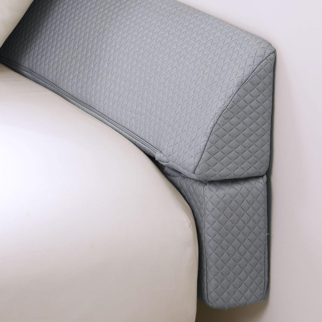 HOMBYS Wedge Pillow Headboard for Bed Gap, Foldable Bed Wedge Gap Filler Queen Size, Matterss Gap Filler, Multi Functional Bed Crack Pillow…