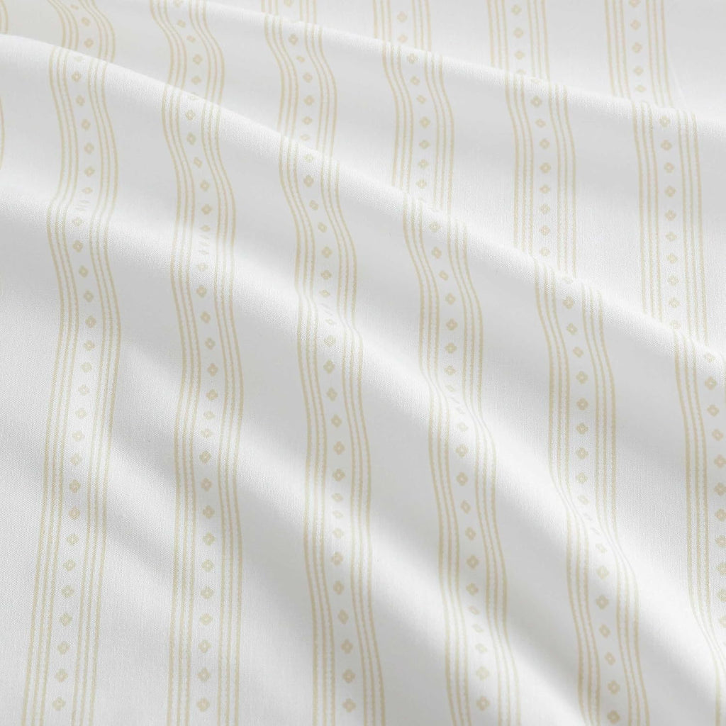 MarthaStewart Martha Stewart - King Size Sheets Set, Crisp & Tailored Cooling Sheets with a Smooth Cotton Percale Lightweight Feel - Bed Sh…