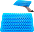 LYUANEC Gel Seat Cushion for Long Sitting - 10" x 7" x 1.4" (Mini) Gel Cushion for Kids, Pressure Relief Cushion for Chair