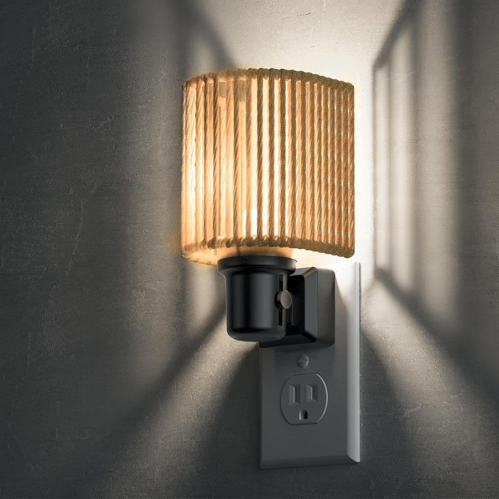 L LOHAS LED Night Lights Plug into Wall, Boho Night Light, Decorative Bohemian Night Lights, Dimmable 0-100LM, Daylight White, Light…