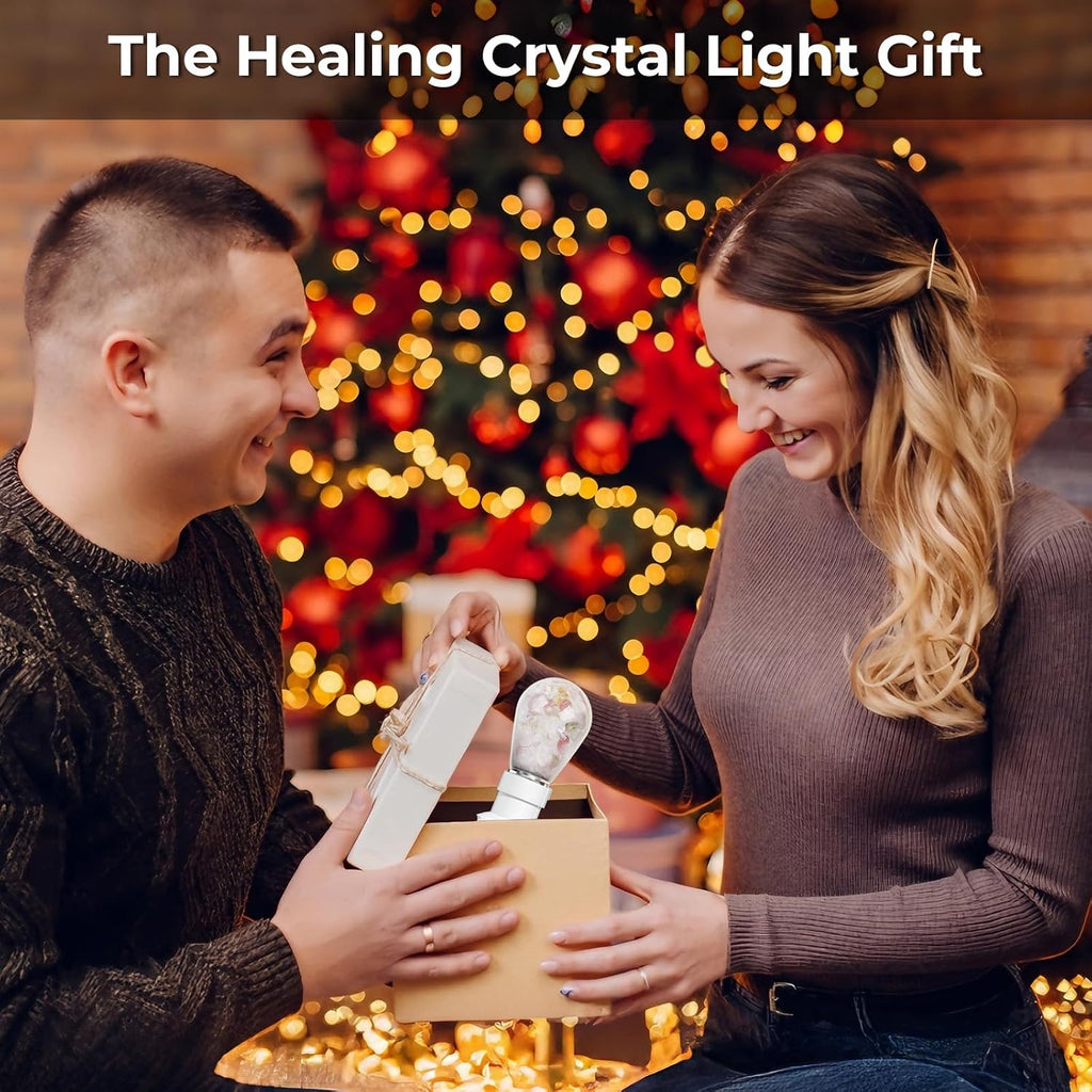 Zuria Zuria Plug-in Crystal Healing Night Light with Switch, Spiritual Crystals Lamp Plug-into Wall Soft White 3000K Plug in Healing…